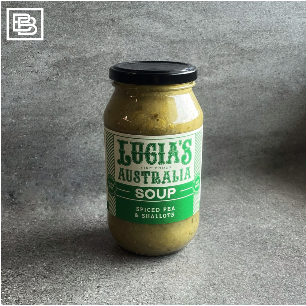 Lucia's Fine Foods Spiced Pea & Shallots Soup [500g]