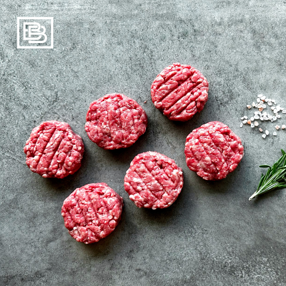 Blackmore Full Blood Wagyu Beef Burger Sliders Frozen "Gluten Free"  [6x60g] [Add on Options Available]
