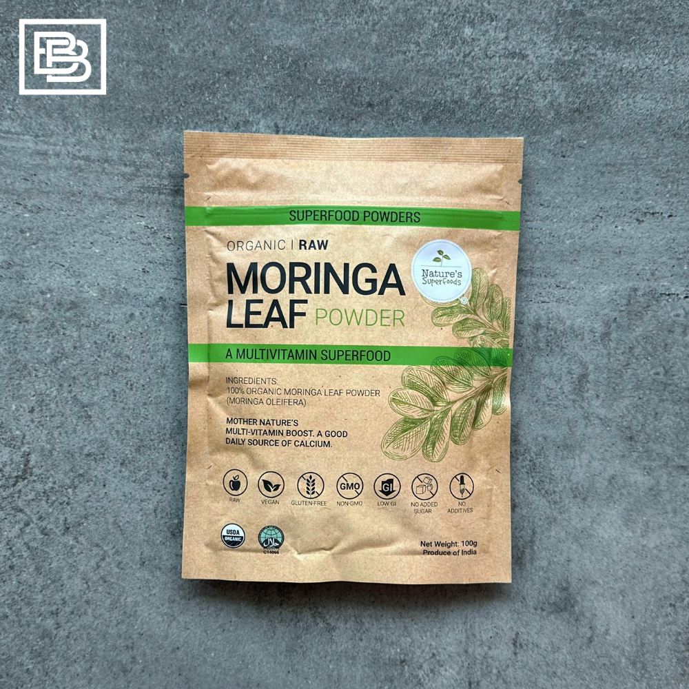 Nature's SuperFoods Organic Moringa Leaf Powder [100g]