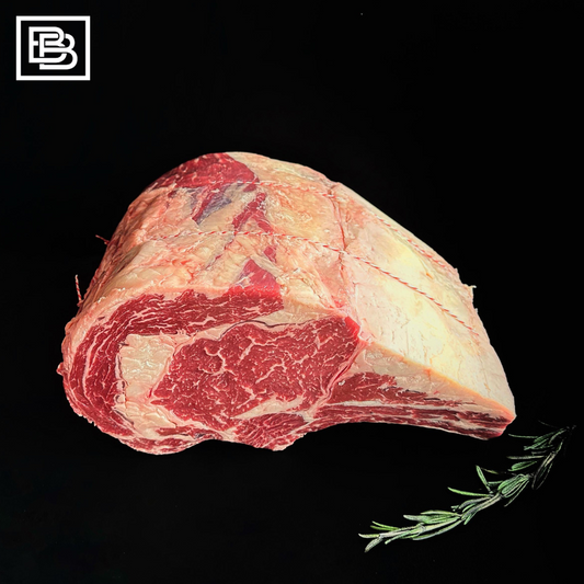 Christmas Little Joe Grass Fed MB4+ Angus Rib Eye On Bone [Add On Options Available]