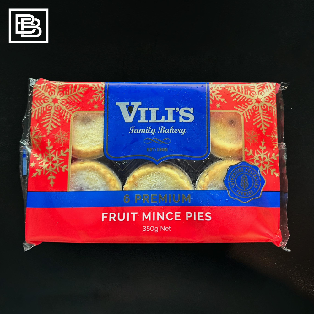 Christmas Vili's- Fruit Mince Pies 6Pcs [350g]