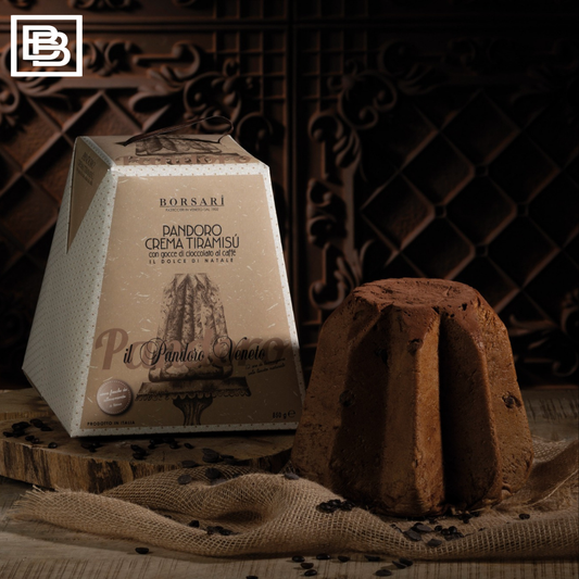 Borsari Pandoro with Tiramisu Cream & Coffee Flavoured Chips [850g]