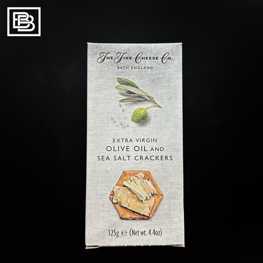 Christmas The Fine Cheese Co. Extra Virgin Olive Oil & Sea Salt Crackers [125g]