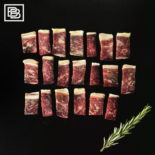 50 Days Dry Aged Little Joe Grass Fed Sirloin MB4+ Yakiniku [190-200g] [Marinate Options Available]