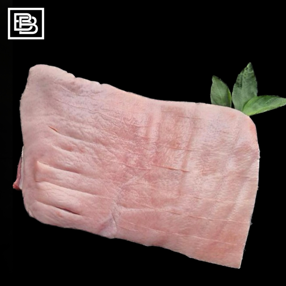 Christmas Gooralie Australian Free Range Pork Belly Flat Boneless Roast - Skin on & Scored [Weight Options Available]