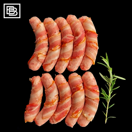 Pigs In Blanket - Pork Chipolatas Wrapped in Pancetta [10pcs]