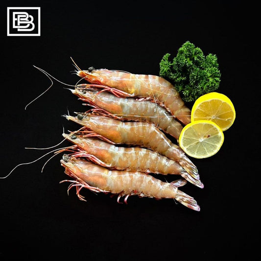Australian Skull Island Ocean Caught Tiger Prawns U6 Frozen [370-400g]