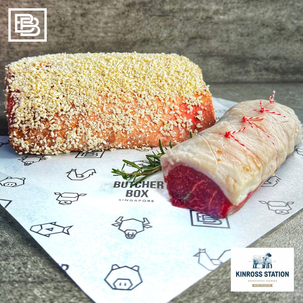 15 Days Koji Rice Dry Aged Kinross Station Hampshire Down - Lamb Loin/Backstrap Mini Roast [400-450g]