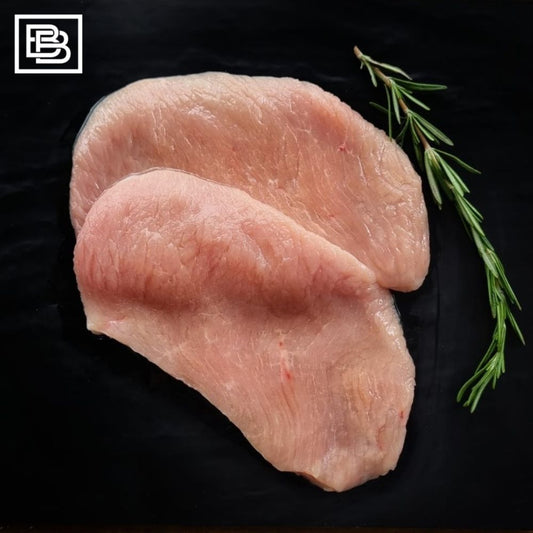 US Turkey Breast Steaks Brined Frozen [320-350g]